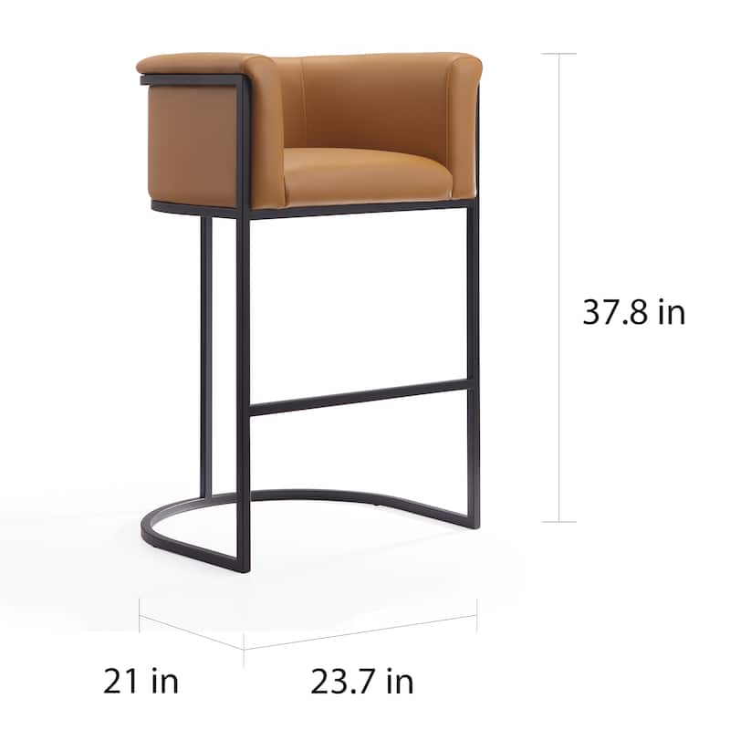 Ceets Leather Contemporary Cosmopolitan Bar Stool