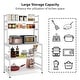 preview thumbnail 6 of 15, 5-Tier Kitchen Bakers Rack Kitchen Stand Utility Storage Cart