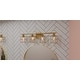 preview thumbnail 5 of 5, Gibson 4-Light Aged Brass Bath Light