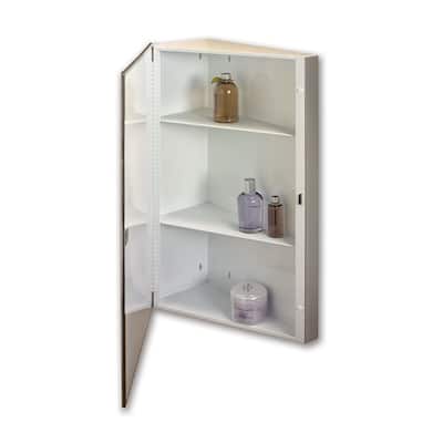Rangaire Corner 16" x 30" Single Door Medicine Cabinet