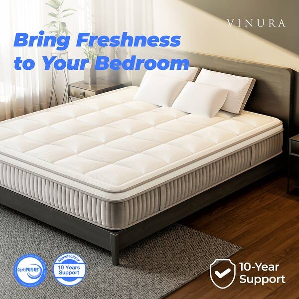slide 2 of 7, California King Size Mattress with Cooling Gel - Memory Foam 12 Inch - 8' x 11' Alphabet - 8' x 11' - Black