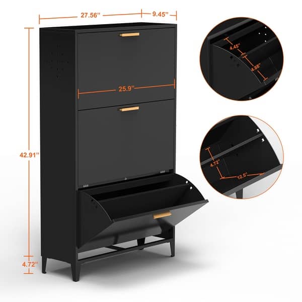 Tipping Bucket Shoe Cabinetnull