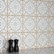 preview thumbnail 9 of 12, Merola Tile Revival Mini Memory 3-7/8" x 3-7/8" Ceramic Floor and Wall Tile