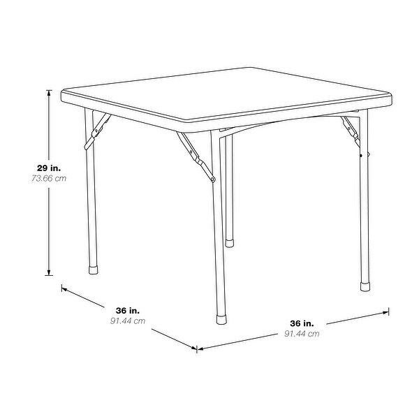 36 inch tall folding hot sale table