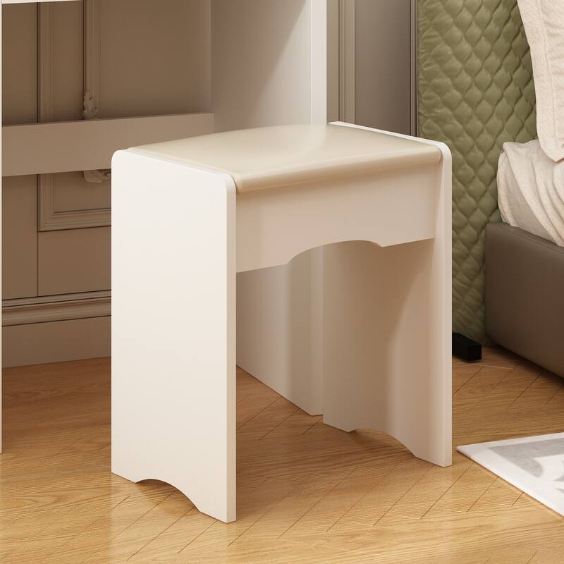 5-Drawer Makeup Vanity Table Set With Mirror & Stool Dressing Table