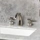preview thumbnail 4 of 35, Kingston Brass Convergent Two-Handle 3-Hole Deck Mount Widespread Bathroom Faucet with Knurled Handle and Brass Pop-Up Drain