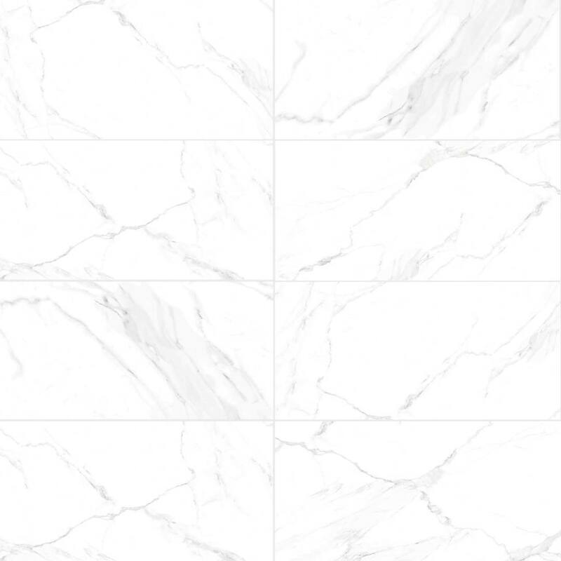 The Tile Life Cheyenne 12x24 White Porcelain Floor & Wall Tile