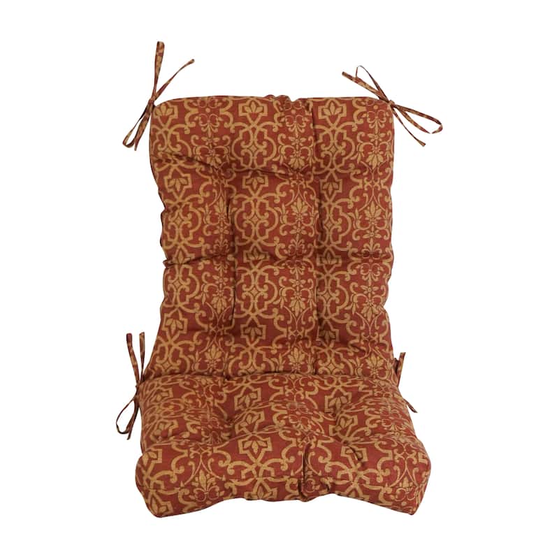 Multi-section Tufted Outdoor Seat/Back Chair Cushion (Multiple Sizes)