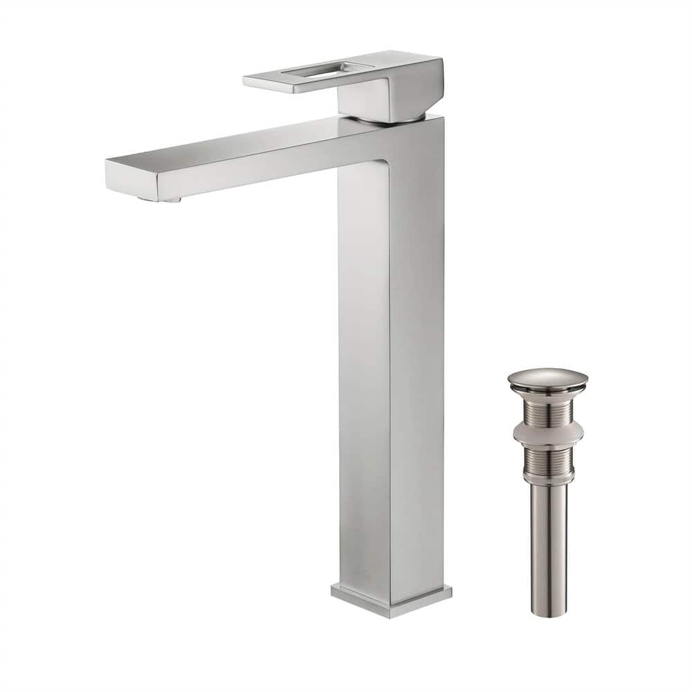 Lead Free Solid Brass Single Handle Bathroom Vanity Sink Faucet with Water Hose