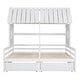preview thumbnail 15 of 18, Twin Size House Platform Beds with Two Drawers,Combination of 2 Side by Side Twin Size Beds