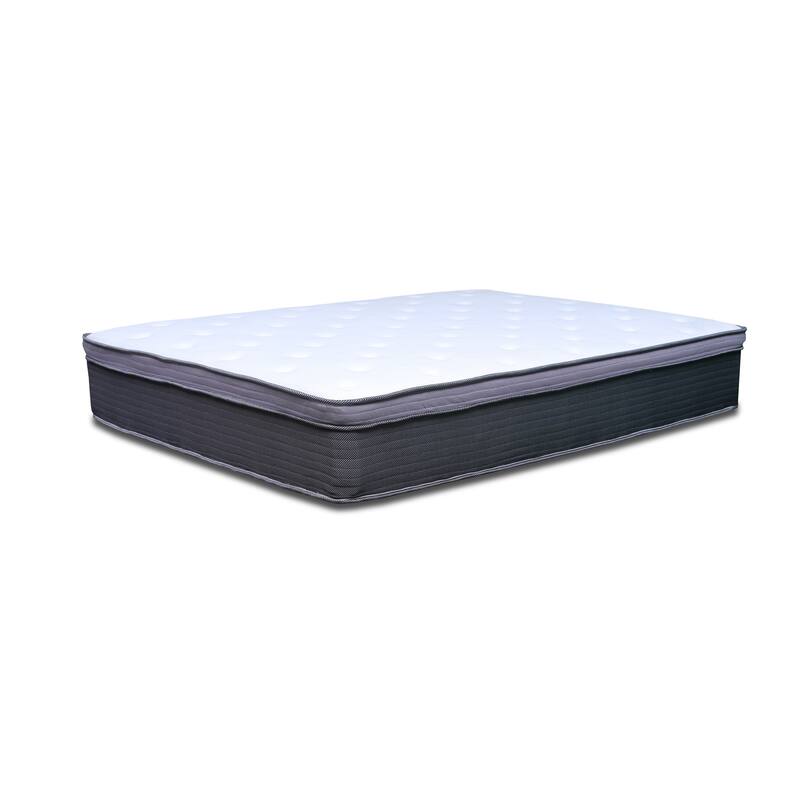 Equilibria 12 in. Medium Memory Foam & Pocket Spring Hybrid Euro Top Bed in a Box Mattress