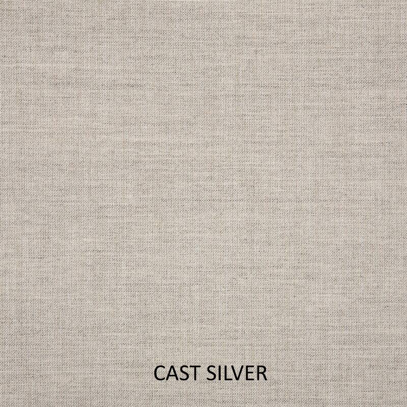 Humble + Haute Sunbrella Cast Silver and Canvas Melon Small Flange Indoor/ Outdoor Square Pillow, Set of 2