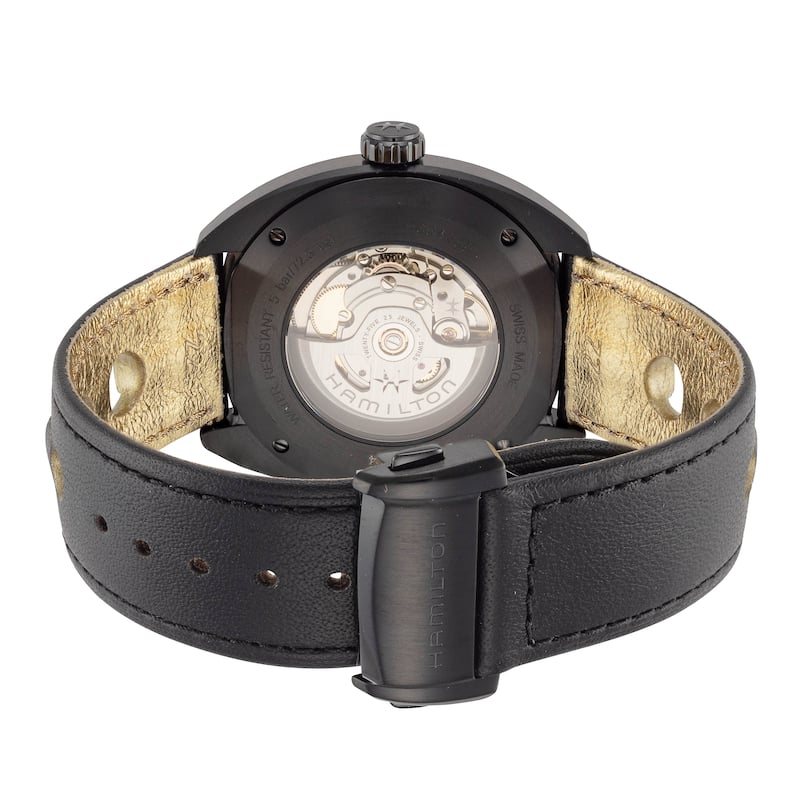 Hamilton Men's American Classic 42mm Automatic Watch H35425730 - Black - N/A