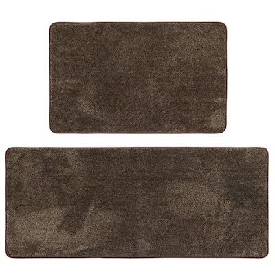 Luxurious Speckled Kitchen Rug Set - 20x32 & 20x48 Inches Kitchen Mats - 48"L x 20"W x 2/8"H