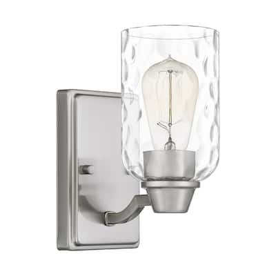 Acacia 1-Light Brushed Nickel Wall Sconce