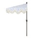 preview thumbnail 57 of 132, 9ft Half Market Umbrella, Scalloped, Crank, Tilt, UV, by JONATHAN Y