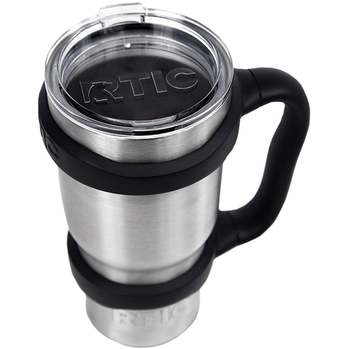 Shop Rtic Coolers 20 Oz Tumbler Bottle One Piece Mug Handle Black 20 Oz Overstock 16073389