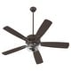 preview thumbnail 1 of 10, Quorum International 4525-22 Ovation 52" 5 Blade Indoor Ceiling Fan Oiled Bronze