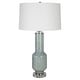 preview thumbnail 3 of 1, Uttermost Imperia Aqua Gray Table Lamp - 17 W x 30 H x 17 D (inches)