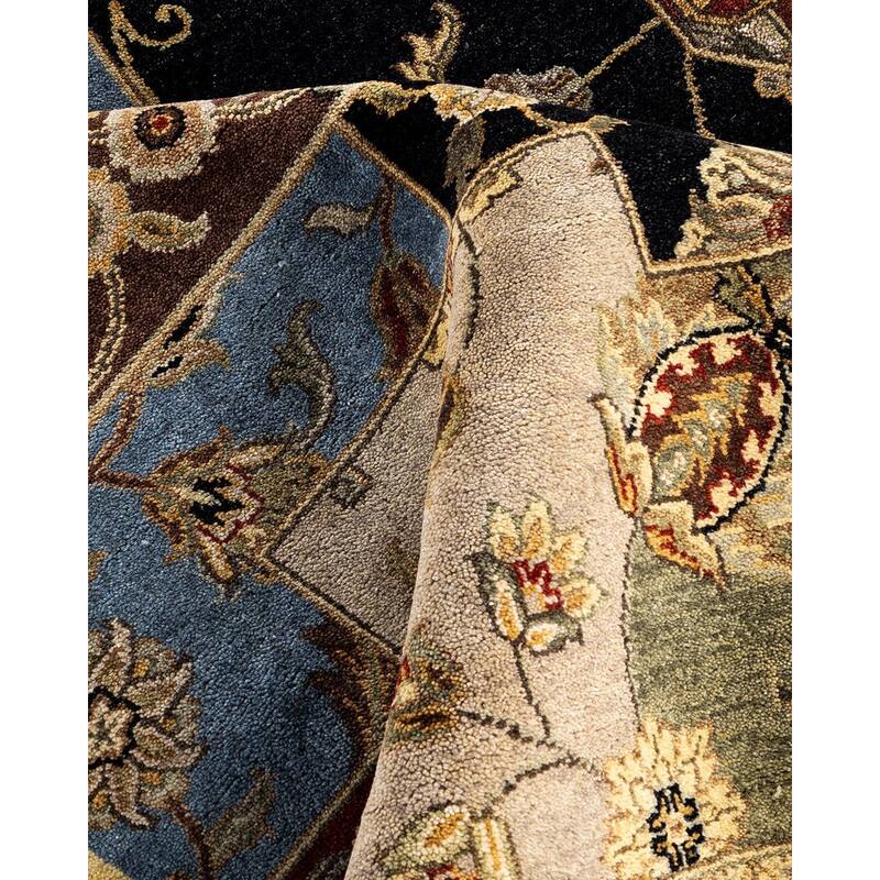 Patchwork One-of-a-Kind Hand-Knotted Area Rug, Multicolor - 9' 2" x 12' 3"