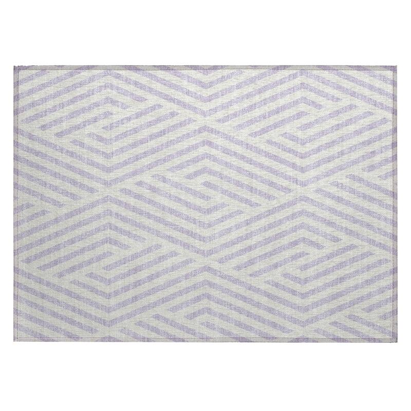 Alnara Abstract Shapes Weather Resistant Versatile Elegance Outdoor Rug
