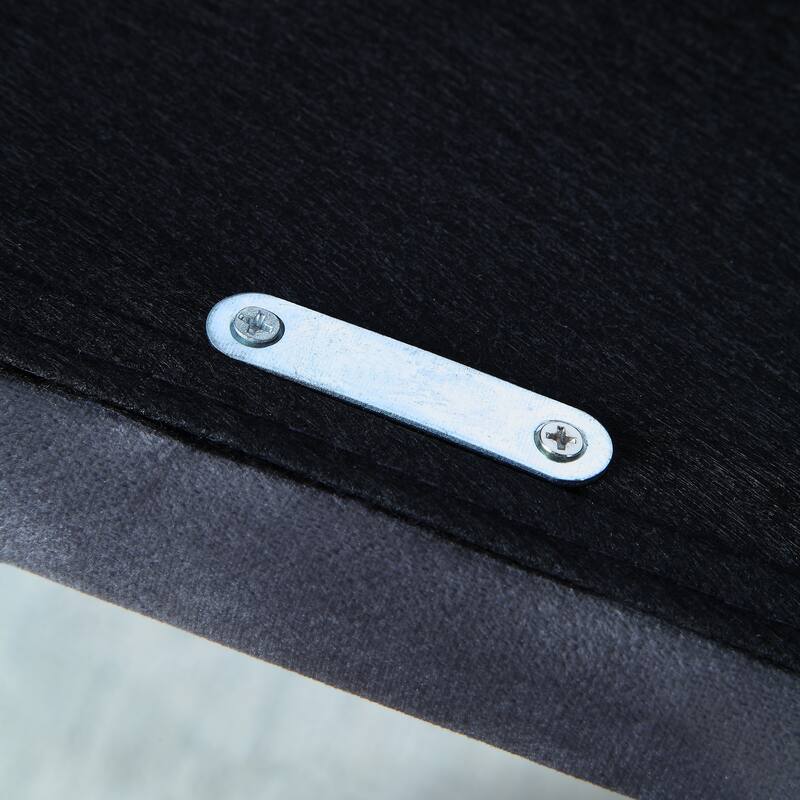 Rosdale Grey Upholstered Storage Bed w/ USBs by Furniture of America