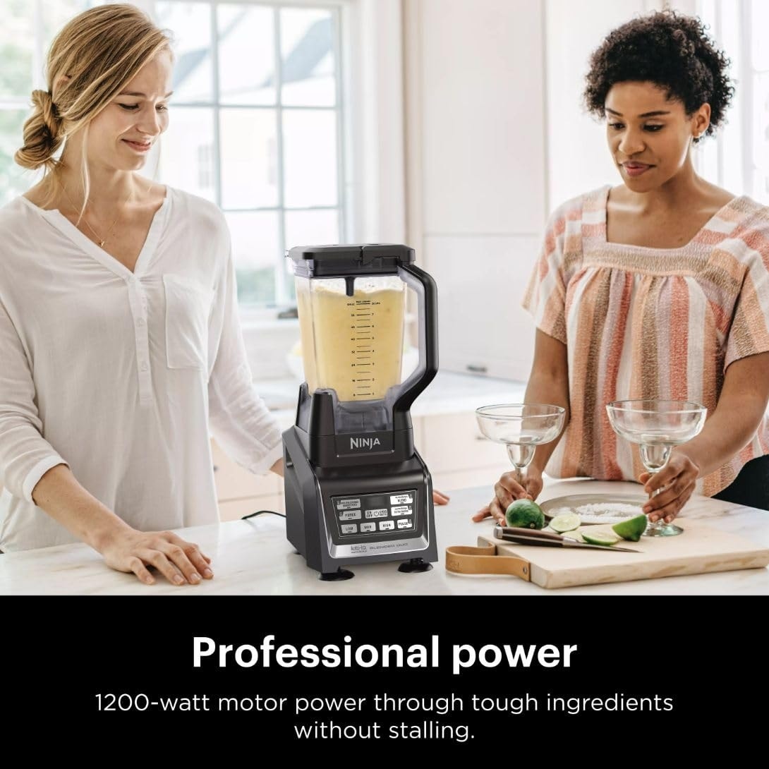 BL642 Nutri Ninja Personal Countertop Blender with 1200W Auto iQ Base 72 oz. Pitcher and Cups with Spout Lids For Smoothies Bed Bath Beyond 40131832