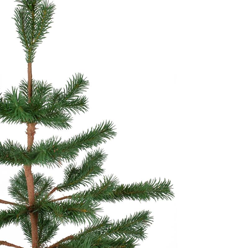Ponderosa Pine Medium Artificial Christmas Tree Jute Base Unlit 3' - 3 Foot