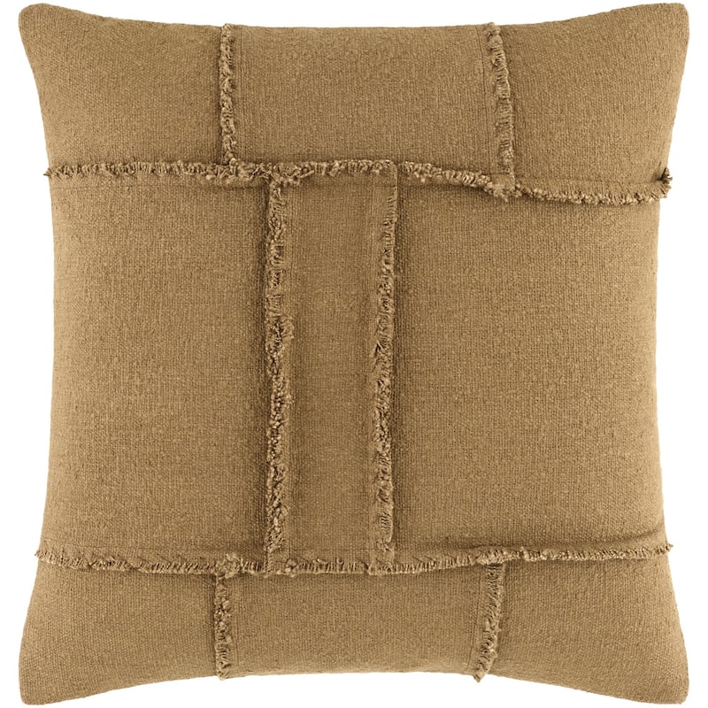 Livabliss Yulara NULL Accent Pillow - Khaki - 18"L x 18"W - Cover Only