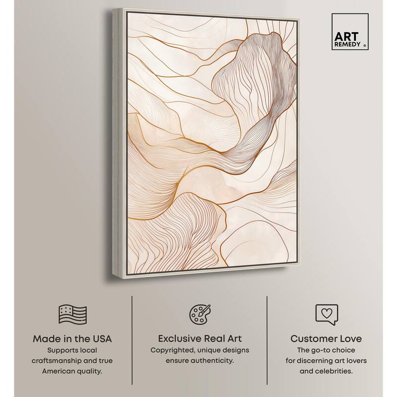 Contoured Reverie II Canvas by Art Remedy