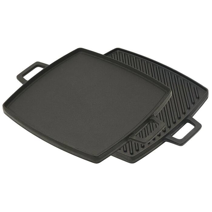 Bayou Classic® Cast Iron 14-inch Reversible Griddle - N/A