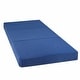 preview thumbnail 4 of 8, Sleeplanner 4-inch Tri-Fold Mattress Memory Foam Sofa Bed, Twin, Blue