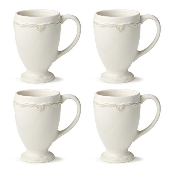 slide 2 of 4, Certified International Heritage Scroll 12 oz. Mugs,Set of 4 - 5.125"W x 3.375"D x 5"H