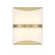 preview thumbnail 7 of 10, Minka Lavery 822-L Velaux 11" Tall LED Wall Sconce with Faux Alabaster