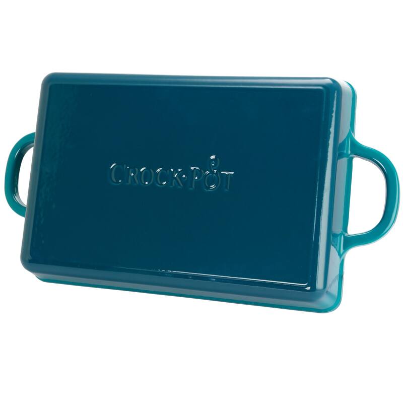 Artisan 13" Lasagna Pan - Rect - Teal Ombre - Enameled - Cast Iron - O/S - Color Sticker