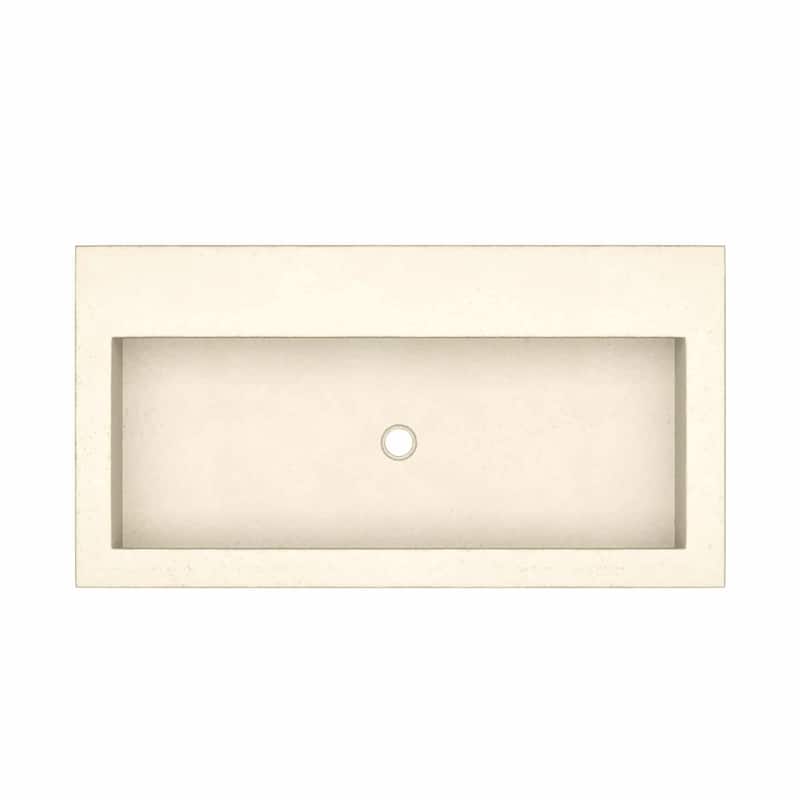 Native Trails Trough 36" Rectangular NativeStone Drop In Bathroom Sink