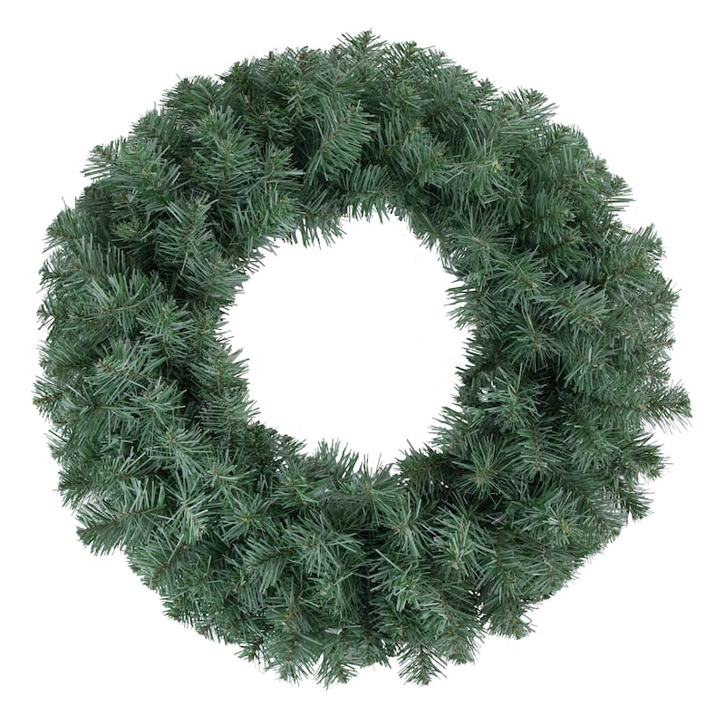 Colorado Blue Spruce Artificial Christmas Wreath - 24" - Unlit