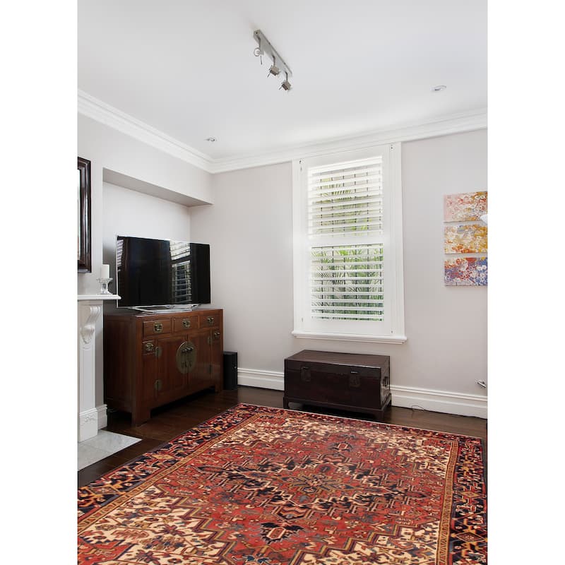 ECARPETGALLERY Hand-knotted Sarabi Dark Copper Wool Rug - 6'9 x 10'2