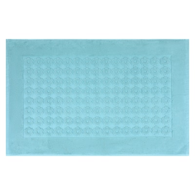 Luxury Bath Rug Towel, Cotton Absorbent Hotel Spa Shower Floor Mat for Bathroom