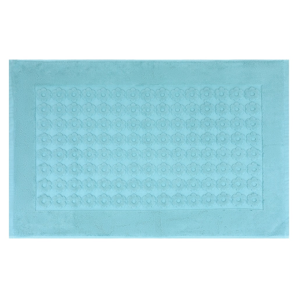 Luxury Bath Rug Towel, Cotton Absorbent Hotel Spa Shower Floor Mat for Bathroom