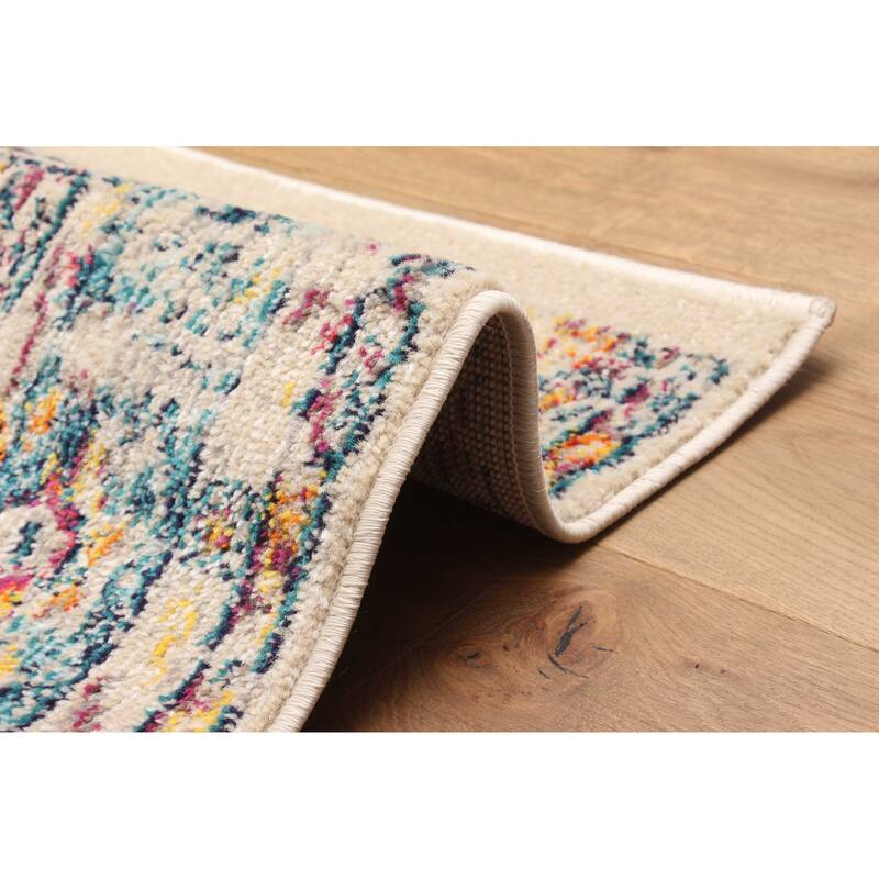 ECARPETGALLERY Machine Made Daria Grey Area Rug