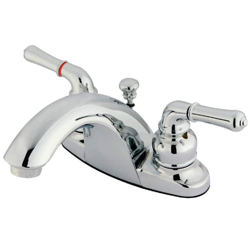 Kingston Brass 1.2 GPM Centerset Bathroom Faucet with Pop-Up Drain - Polished Chrome