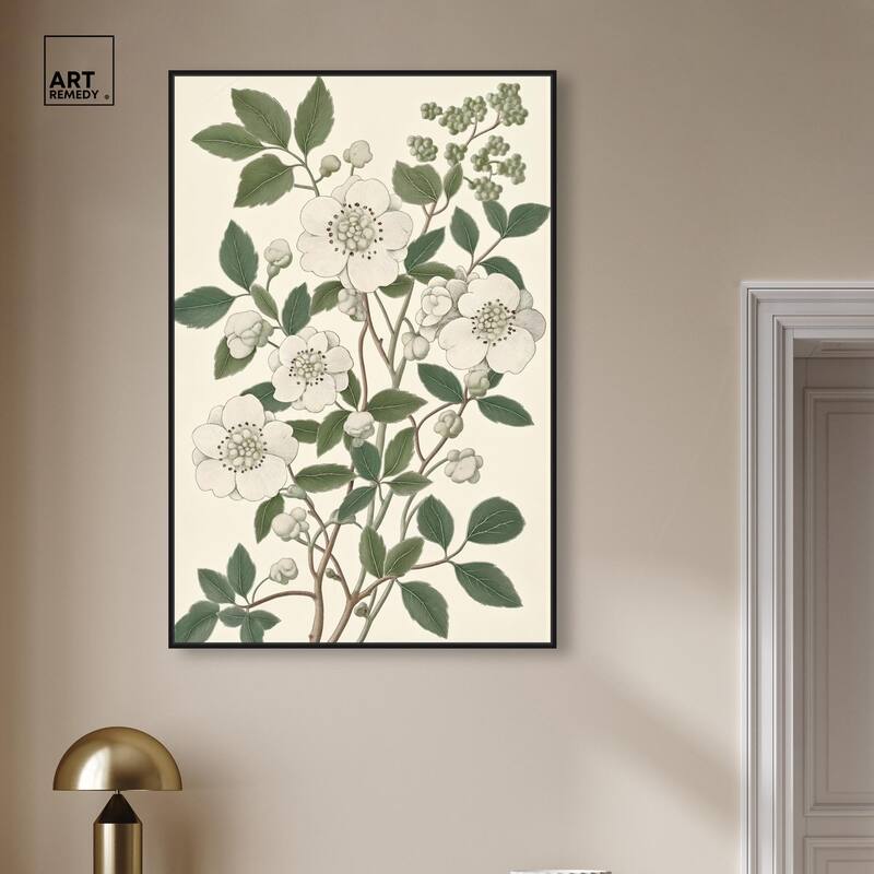 White Cherokee III Canvas by Art Remedy
