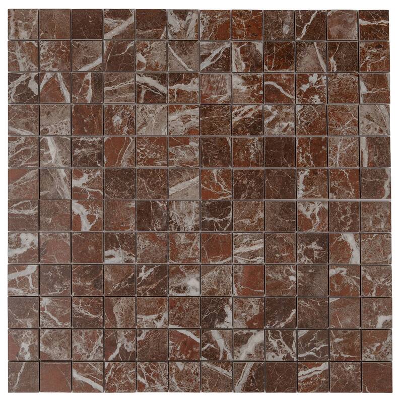 Regalia 12x12 in. Matte Gres Porcelain Uniform Square Mosaic Wall and Floor Tile (5.82 sq ft/case, 6-Pack)