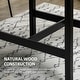 preview thumbnail 5 of 6, HOMCOM Folding Dining Table with Solid Wood Frame, Collapsible Drop Leaf Table for Small Spaces, Extendable Kitchen Table, Black