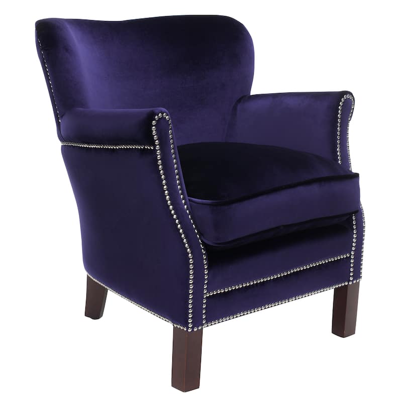 SAFAVIEH Corie Brown Club Chair - 26.6" x 28.9" x 29.3" - 27Wx29Dx29H