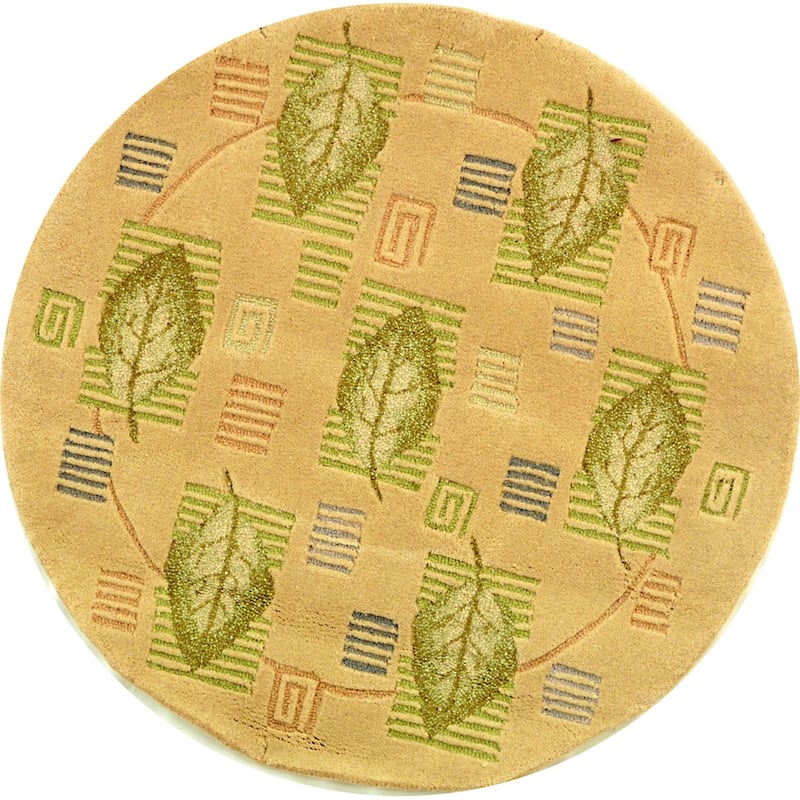 SAFAVIEH Handmade Berkeley Annetraude Botanical Wool Rug