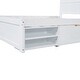 preview thumbnail 6 of 12, Full Size Platform Bed with Storage Drawer and Two Shelves, No Box Spring Needed, Sturdy MDF Construction