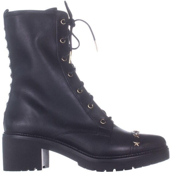 michael kors combat boots with stars