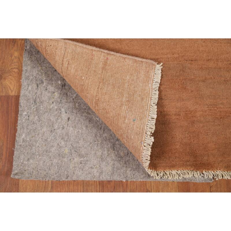 Modern Gabbeh Oriental Foyer Rug Contemporary Handmade Wool Carpet - 3'3"x 4'9"